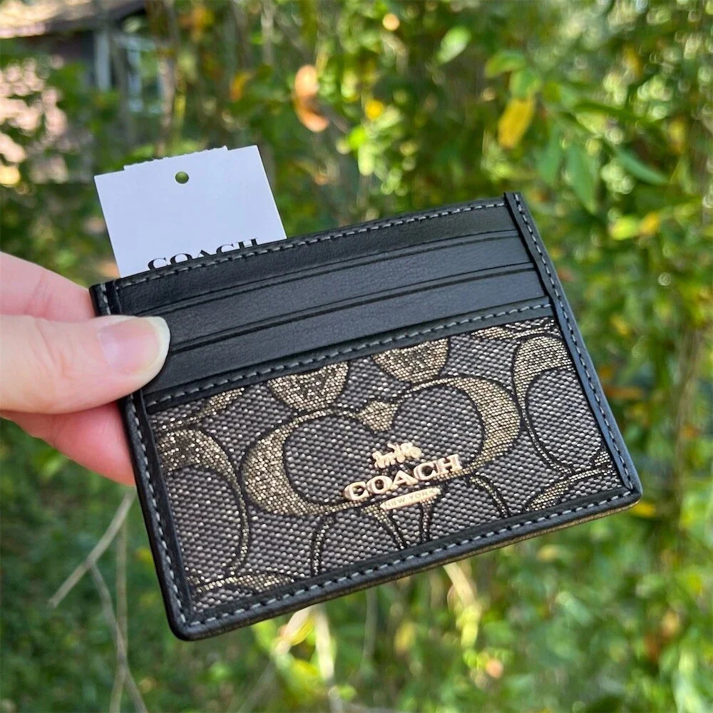 Coach charcoal gold